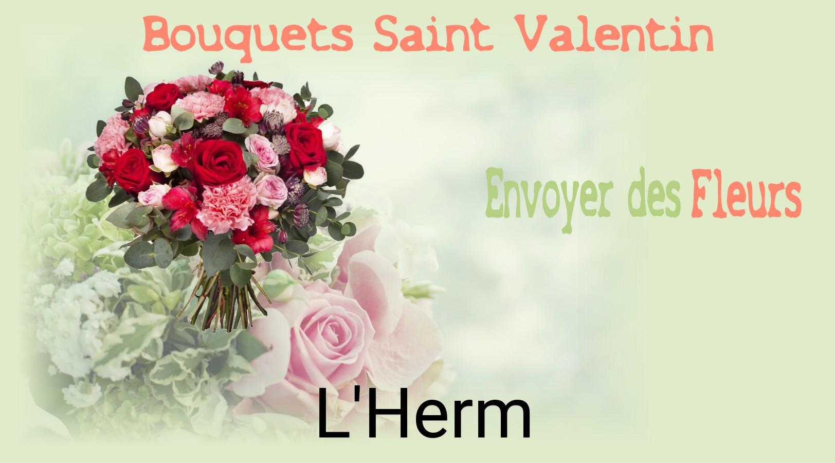 Roses de Saint-Valentin livrées à L'Herm